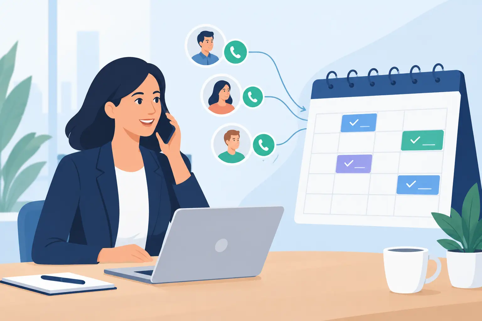 Comment les appels sortants remplissent votre agenda