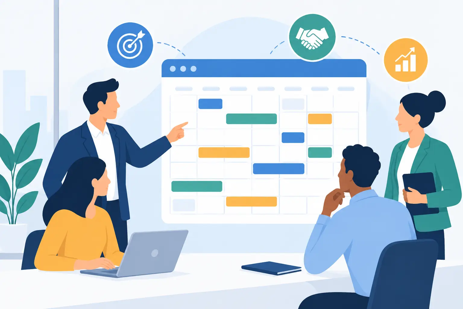 Optimiser l’agenda d’une équipe commerciale